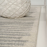 Khalil Modern Berber Stripe Area Rug