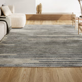 Khalil Modern Berber Stripe Area Rug