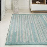 Khalil Modern Berber Stripe Area Rug