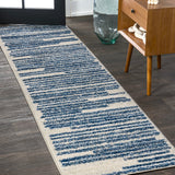 Khalil Modern Berber Stripe Area Rug