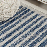 Khalil Modern Berber Stripe Area Rug