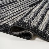 Khalil Modern Berber Stripe Area Rug