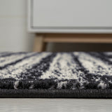 Khalil Modern Berber Stripe Area Rug