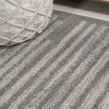 Khalil Modern Berber Stripe Area Rug