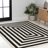 Bandol Modern Classic Mitre Stripe Area Rug