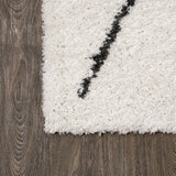Catala Moroccan Diamond Shag Area Rug
