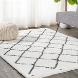 Cami Moroccan Style Diamond Shag Area Rug