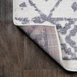 Juba Moroccan Geometric Diamond Area Rug