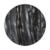 Javier 14" Contemporary Natural Marble Handmade X-Shaped End Table - JONATHAN Y