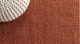 Pata Hand Woven Chunky Jute Area Rug Terracotta / Runner / 2'2" X 8' – DETAIL