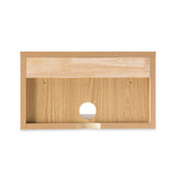 Celerie 15.71" Mid-Century Modern Floating Wall Mounted Nightstand with Soft-Close Rattan Drawer and Cable Hole - JONATHAN Y