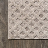 Rabat High-low Pile Mini-diamond Trellis Area Rug