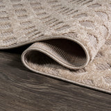 Rabat High-low Pile Mini-diamond Trellis Area Rug