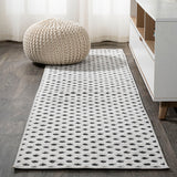 Rabat High-low Pile Mini-diamond Trellis Area Rug