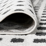 Rabat High-low Pile Mini-diamond Trellis Area Rug