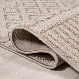 Ormond High-low Modern Trellis Geometric Area Rug
