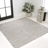 Skagen Minimalist Curve Geometric Area Rug