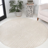 Skagen Minimalist Curve Geometric Area Rug