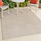 Skagen Minimalist Curve Geometric Area Rug