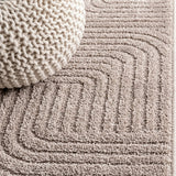Odense Minimalist Angle Geometric Area Rug Light Taupe / Runner / 2' X 8' – DETAIL