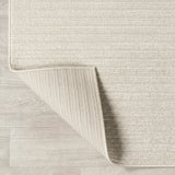 Aarhus Minimalist Scandi Striped Area Rug Ivory/Cream / Runner / 2' X 8' – BACK