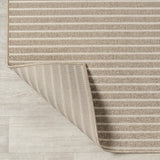 Aarhus Minimalist Scandi Striped Area Rug Beige/Cream / Runner / 2' X 8' – BACK