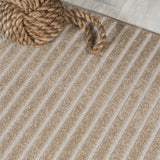 Aarhus Minimalist Scandi Striped Area Rug