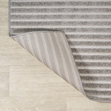 Aarhus Minimalist Scandi Striped Area Rug