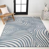 Maribo Abstract Groovy Striped Area Rug