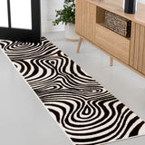 Maribo Abstract Groovy Striped Area Rug