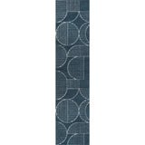 Nordby Geometric Arch Scandi Striped Area Rug