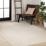 Nordby Geometric Arch Scandi Striped Area Rug