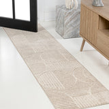 Nordby Geometric Arch Scandi Striped Area Rug