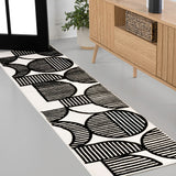 Nordby Geometric Arch Scandi Striped Area Rug