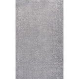 Haze Solid Low-pile Area Rug Gray