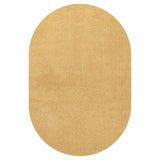 Haze Solid Low-pile Area Rug Mustard
