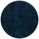 Haze Solid Low-pile Area Rug Navy