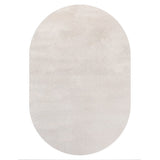 Haze Solid Low-pile Area Rug Ivory