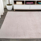 Haze Solid Low-pile Area Rug Beige