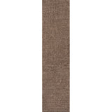 Haze Solid Low-Pile Area Rug Brown