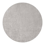 Haze Solid Low-pile Area Rug Light Gray