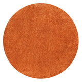 Haze Solid Low-pile Area Rug Orange
