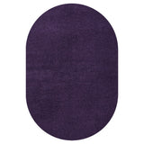 Haze Solid Low-pile Area Rug Purple