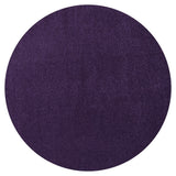 Haze Solid Low-pile Area Rug Purple