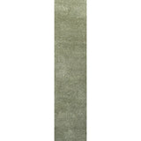 Haze Solid Low-pile Area Rug Green