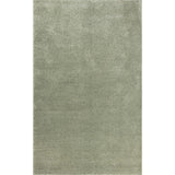 Haze Solid Low-pile Area Rug Green