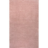 Haze Solid Low-pile Area Rug Pink