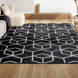 Tumbling Blocks Modern Geometric Area Rug 2