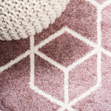 Tumbling Blocks Modern Geometric Area Rug