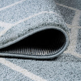 Tumbling Blocks Modern Geometric Area Rug 2